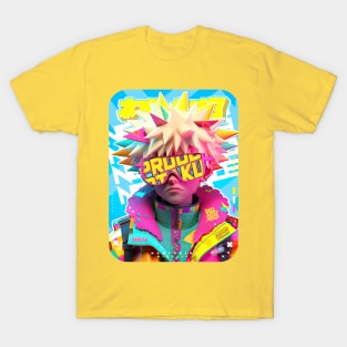 PROUD OTAKU 🟡🟡 KATCHAN LOW POLY SWAG 🟡🟡 SHONEN BOSS 🟡🟡 3D ANIME ART T-Shirt